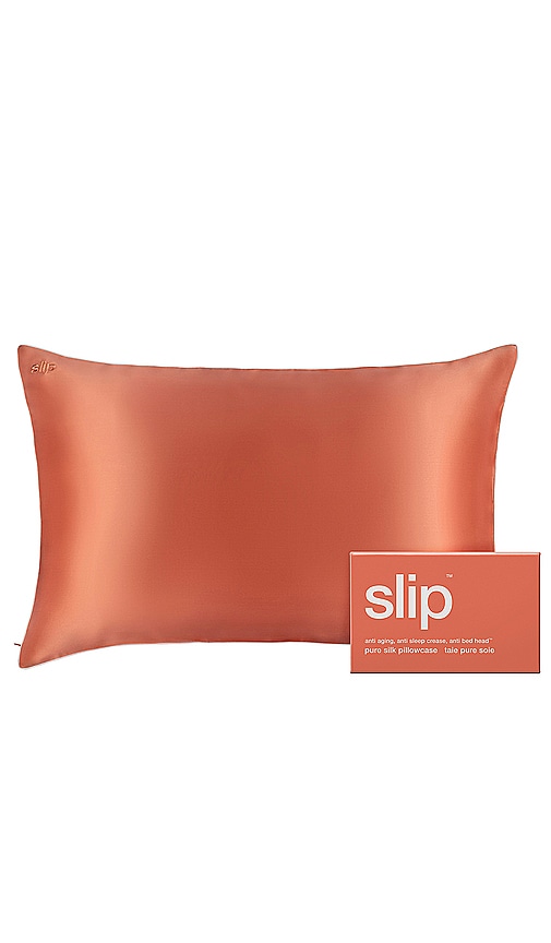 Shop Slip Queen Pillowcase In Coral