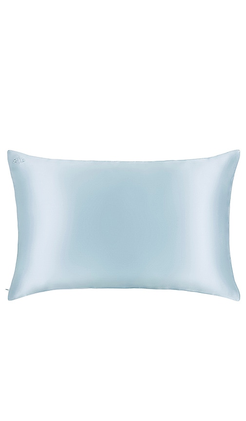 Shop Slip Queen Pillowcase In Blue