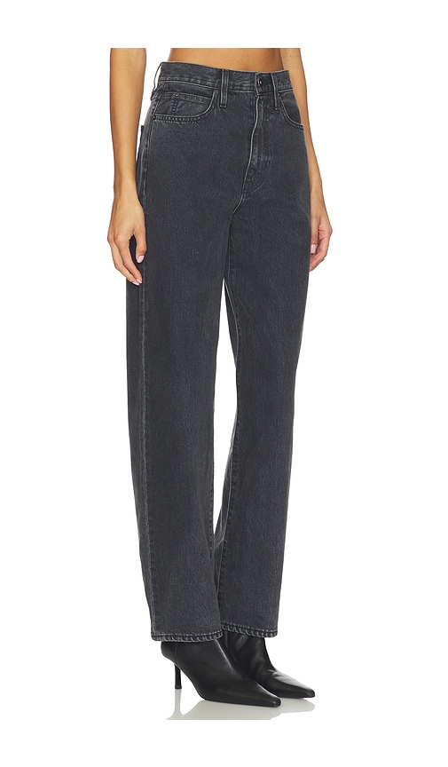 Slvrlake Koko High-rise Straight-leg Jeans In Gray