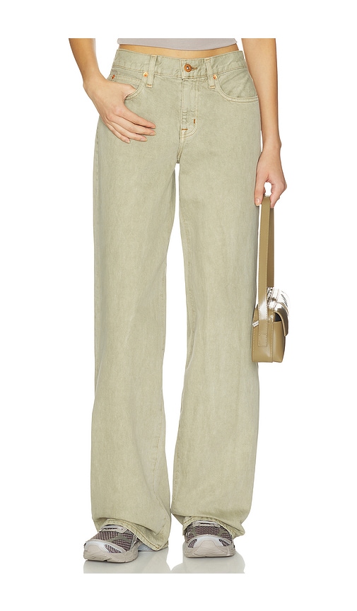 SLVRLAKE Mica Wide Leg Jeans in Grey. - size 26 (also in 27, 28, 29, 31, 32)