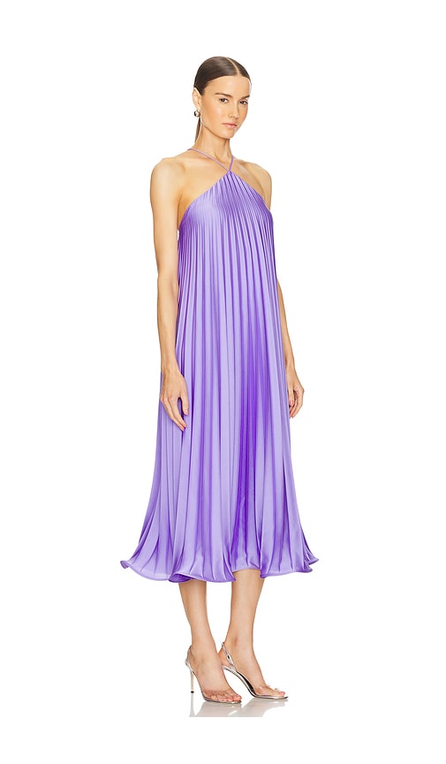 Shop Selezza London Ruby Midi Dress In Lavender