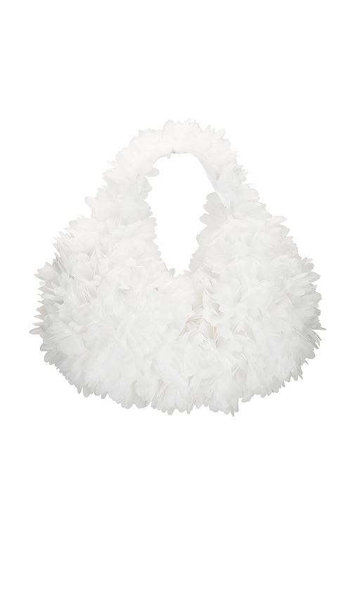 Shop Selezza London Rylee Flower Bag In White