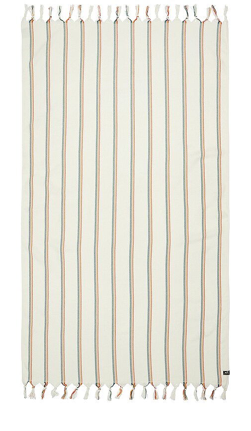 Slowtide Baja Stripe Turkish Towel in Cream