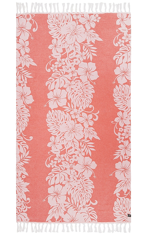 Slowtide Lolo Turkish Towel In Coral