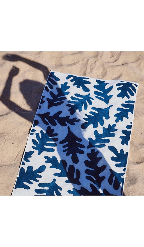 Shop Slowtide Hele Towel In Blue