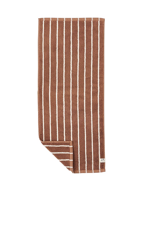 Slowtide Koko Plush Hand Towel In Brown