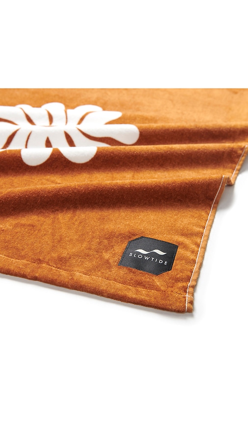 Shop Slowtide Botanical Balance Towel In Burnt Orange