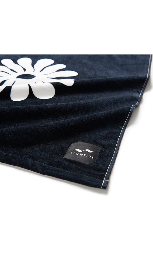 Shop Slowtide Botanical Balance Towel In Black,white