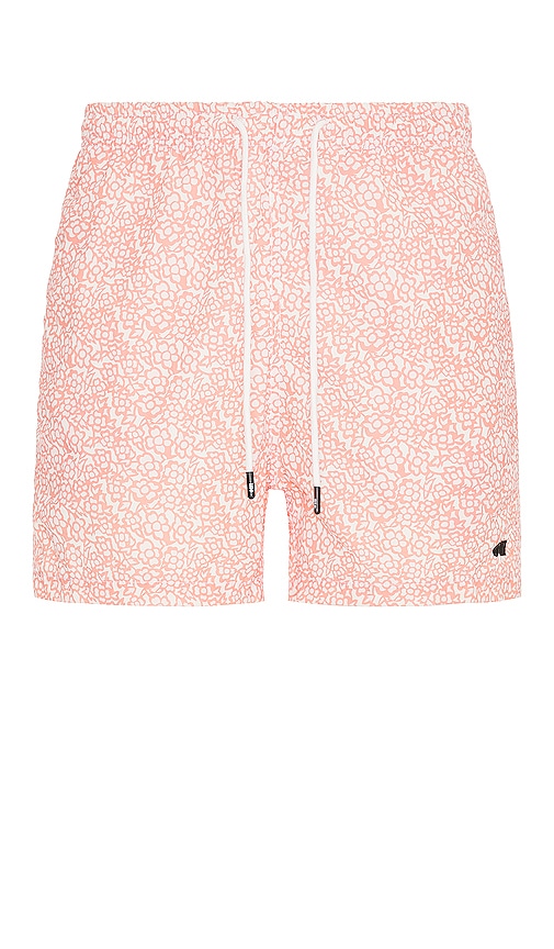 Solid & Striped The Classic Swim Shorts In Abstract Floral Pink