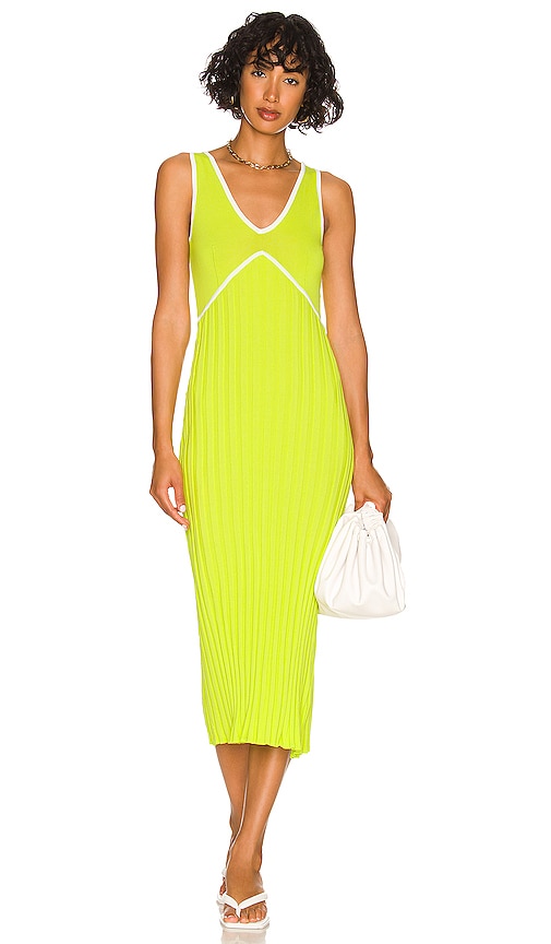 Solid & Striped The Aubrey Dress In Green | ModeSens