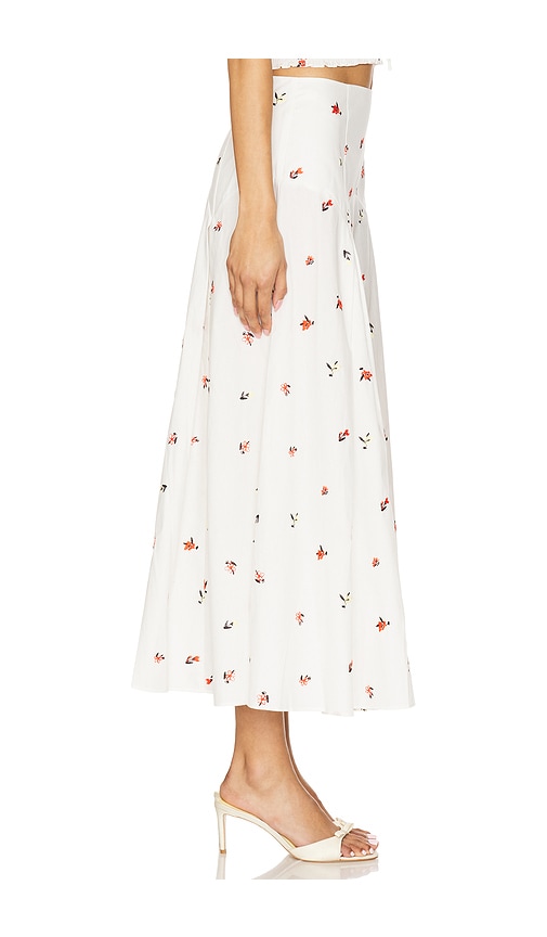  Solid & Striped The Gael Skirt In White. Size Xs. Also In M. 