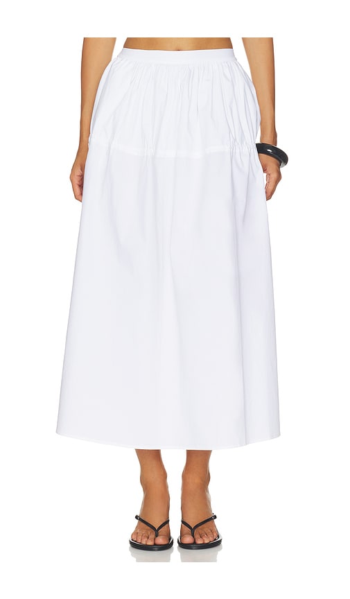 Solid & Striped The Ivy Skirt In White