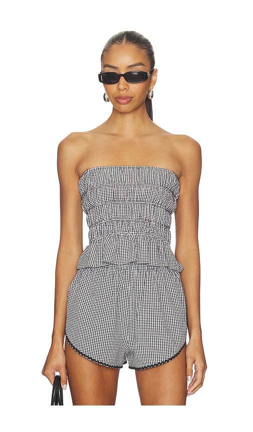 Solid & Striped The Delilah Top In Gray