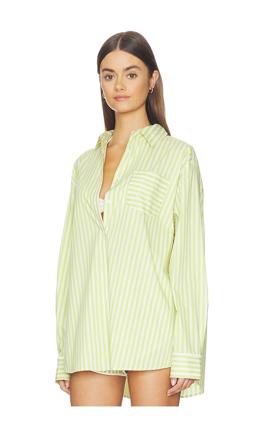  Solid & Striped The Avril Button Down Top In Green. Size S. Also In M, Xl. 