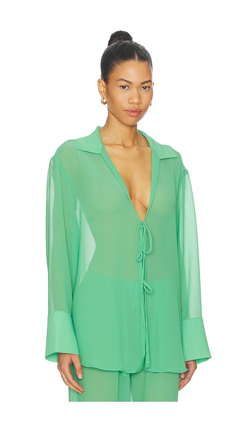 Solid & Striped The Jaclyn Tunic In Green