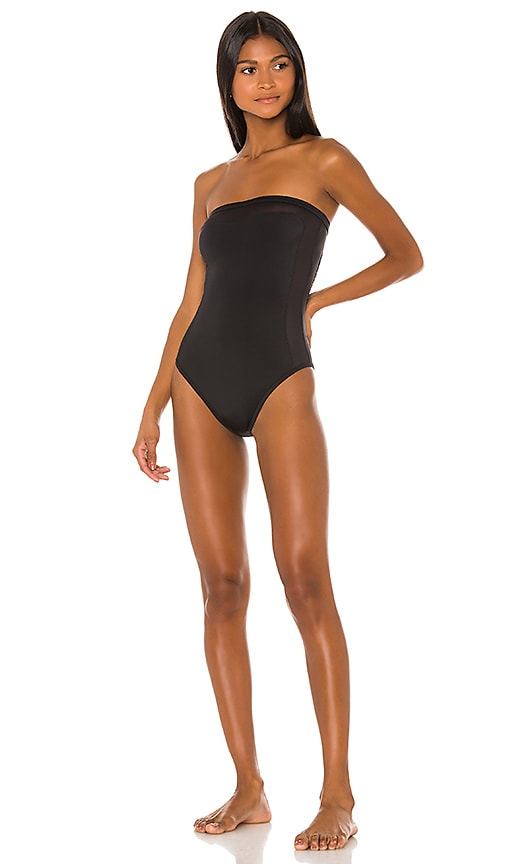 Solid Striped MAILLOT DE BAIN PIÈCE MADELINE en Black REVOLVE