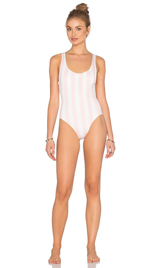 solid and striped anne marie one piece