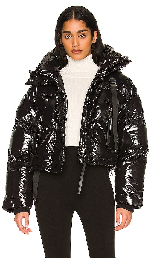 Shoreditch Ski Club Willow Mia Short Puffer in Black | REVOLVE