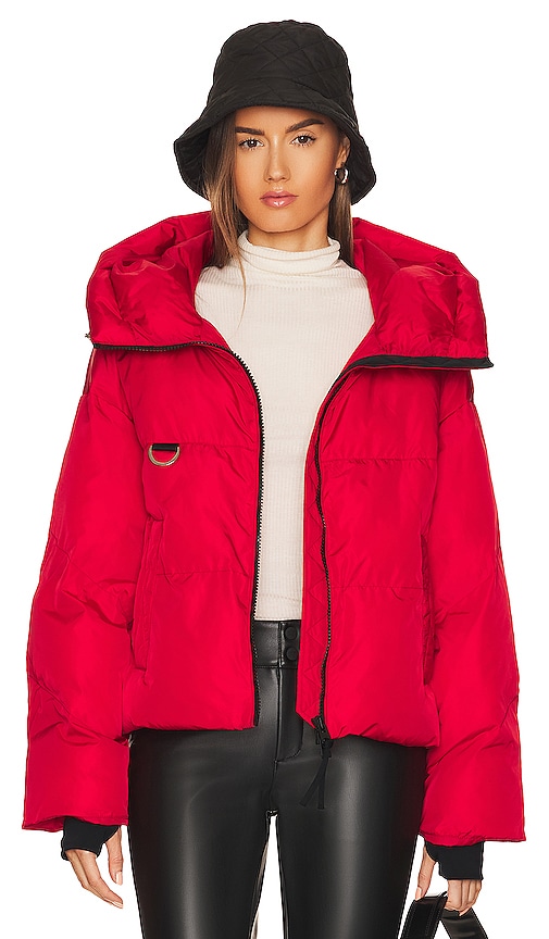 Alo Yoga Red Puffer Jacket