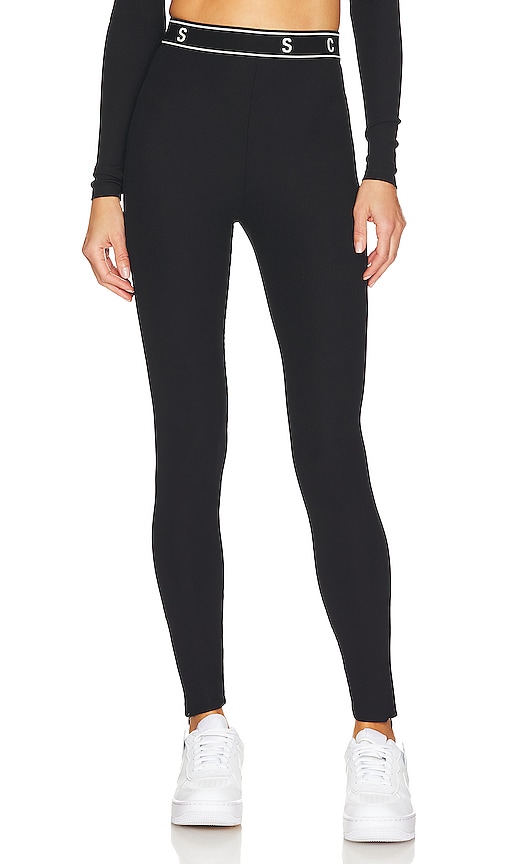 IVL Collective Lace Up Legging in Jet Black