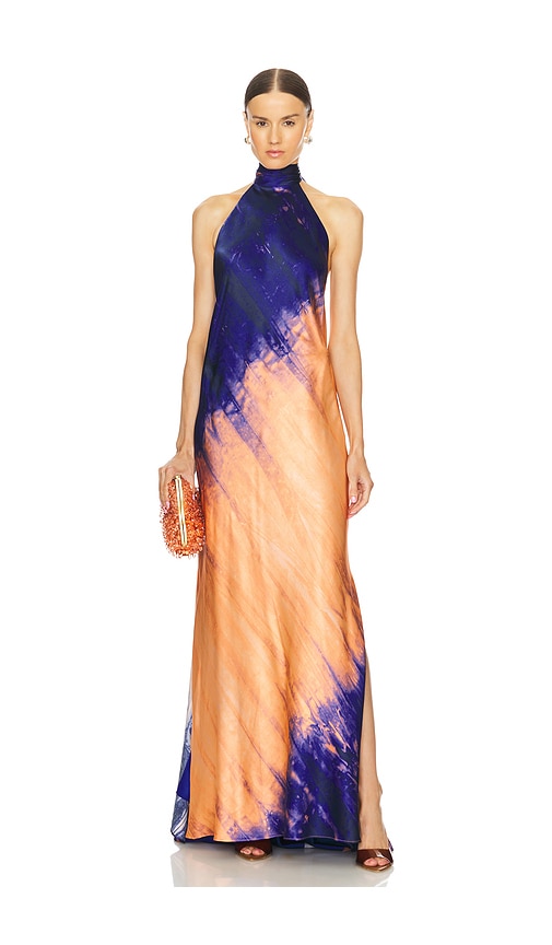 SILVIA TCHERASSI Sherry Dress in Mediterranean Coral 