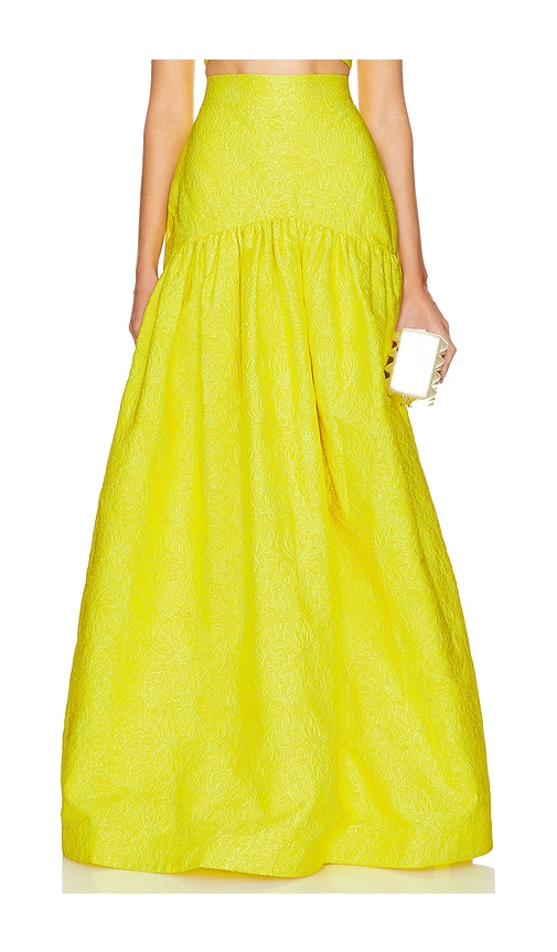 SILVIA TCHERASSI Eider Skirt in Limoncello
