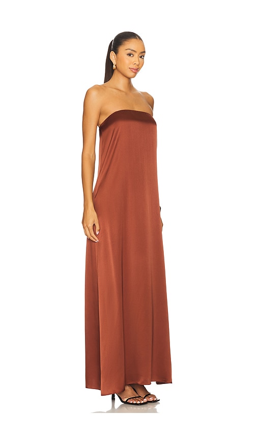 Sablyn Arden B Strapless Maxi Dress In Brown