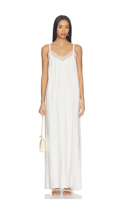 SABLYN Sigrid Relaxed V-neck Dress With Lace