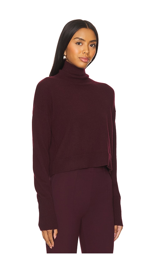 Sablyn Sable Turtleneck Sweater In Burgundy