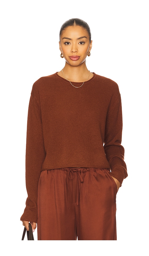 Lance Cropped Pullover in Brown. - size M (also in S, XS) - SABLYN - Modalova