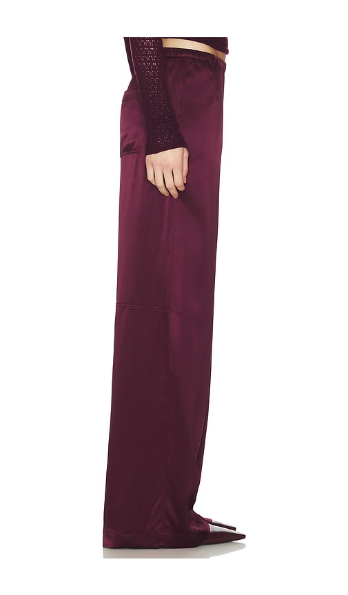  Sablyn Hose Mit Lockerer Passform Lexi In Burgundy. Größe M. Also In L. 