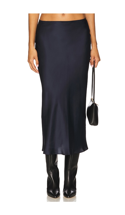 Sablyn Miranda B Scallop Pull On Skirt In Blue