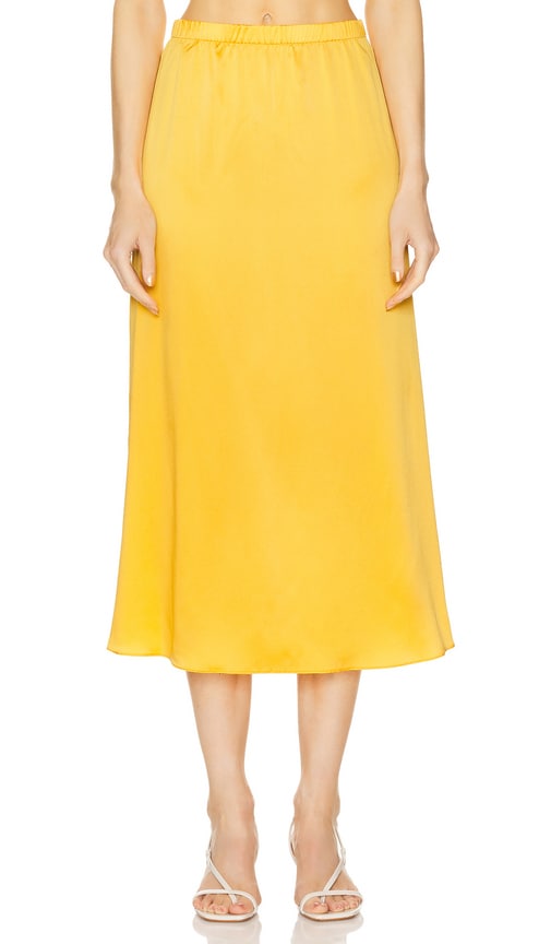 Shop Sablyn Hedy Skirt In Orange