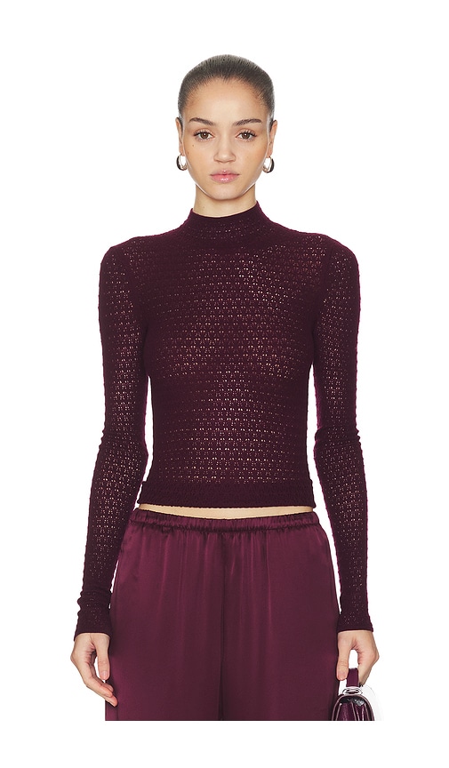 SABLYN Marlo Fitted Mock Neck Top