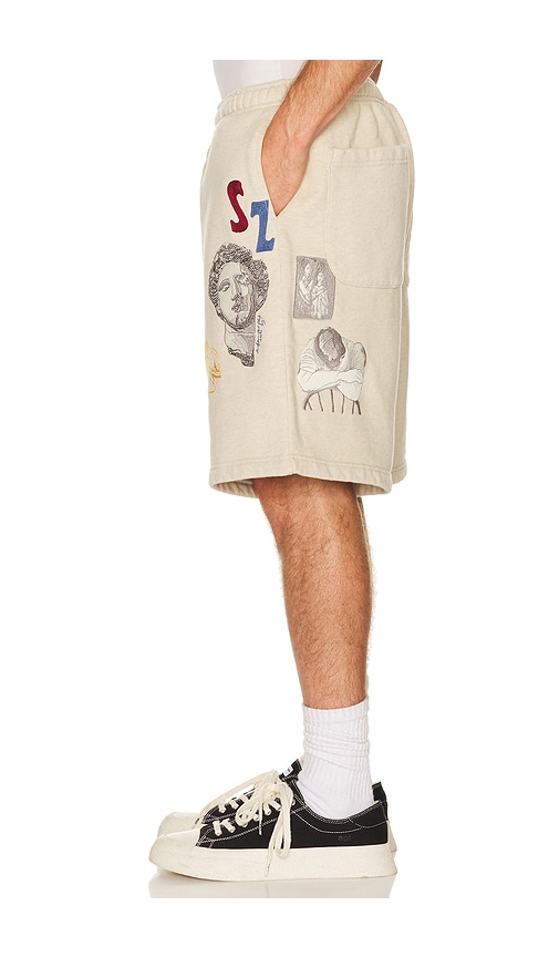  Samuel Zelig Sweatshorts In Beige. Größe S. Also In M, L, Xl/1x. 