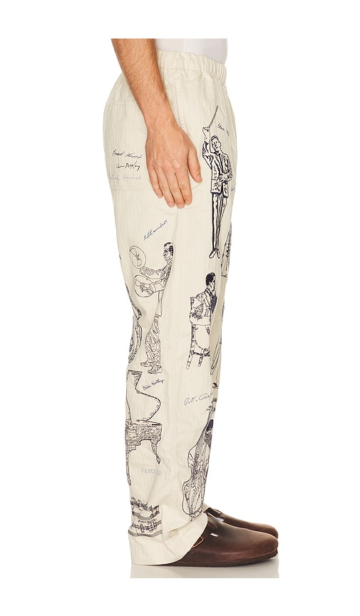  Samuel Zelig Orchestra Pant In Cream. Size S. Also In Xl/1x. 
