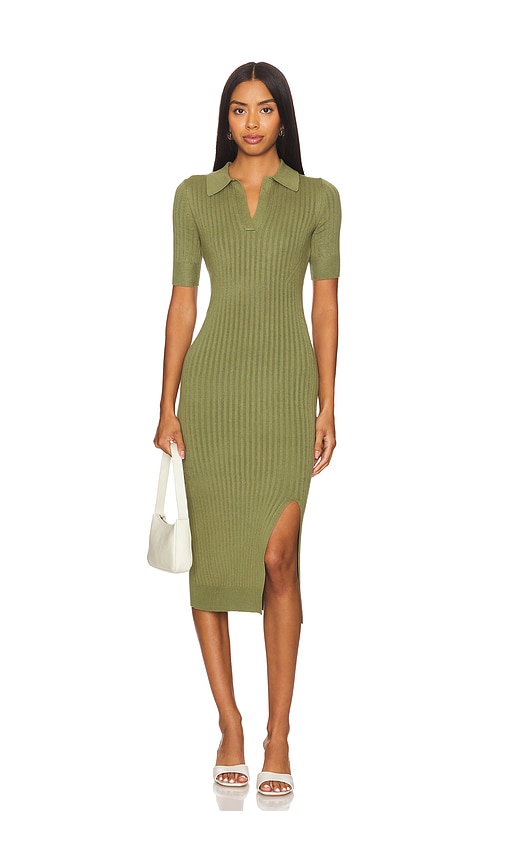 Shop Steve Madden Lindy Sweater Dress In Burnt Olive