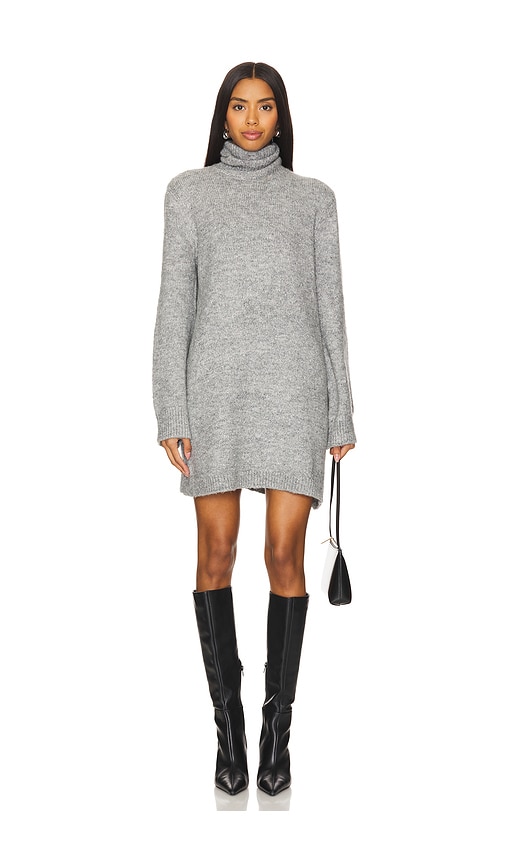 Steve Madden Abbie Sweater Dress In 헤더 그레이