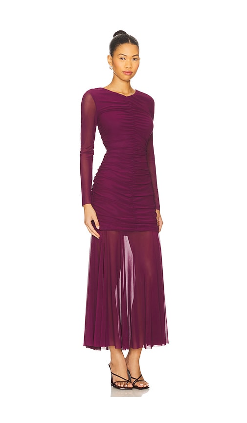 Steve Madden Kiara Dress In Burgundy
