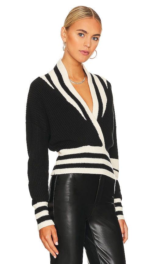 Shop Steve Madden Addison Sweater In Black