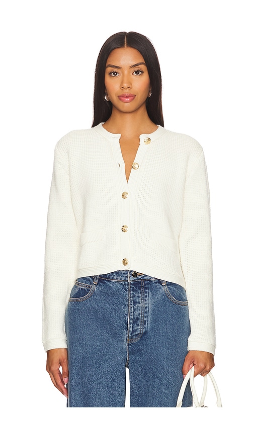 Steve Madden Fantino Cardigan In 화이트