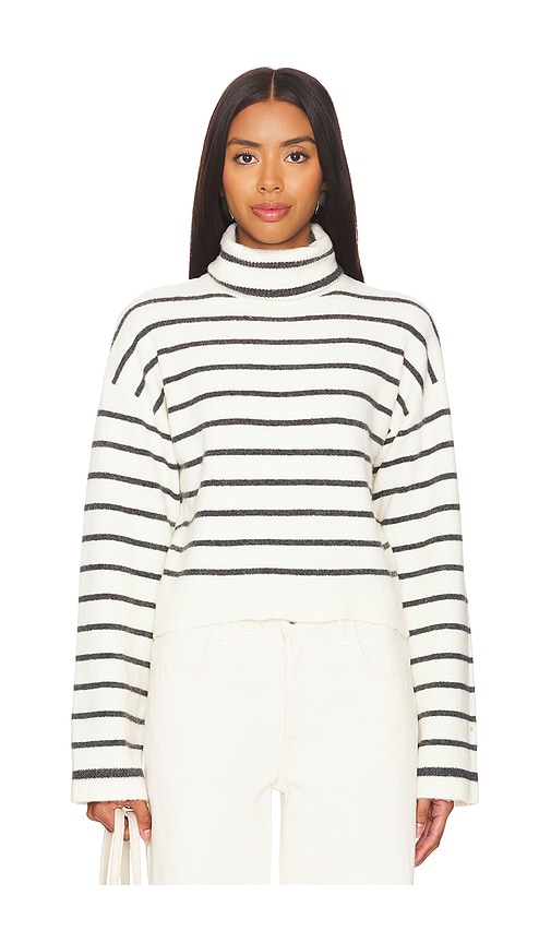 Shop Steve Madden Narsha Sweater In Ivory,black