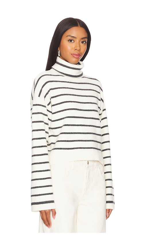 Shop Steve Madden Narsha Sweater In Ivory,black