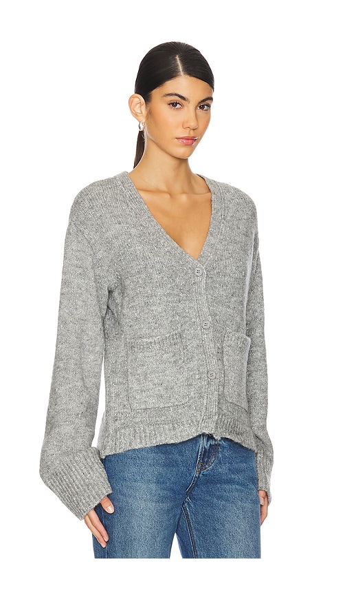 Shop Steve Madden Odelia Cardigan In Heather Grey