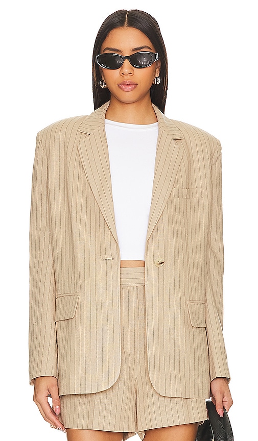 Steve Madden Imaan Blazer In Field Of Rye