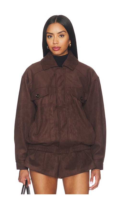 Steve Madden Henson Jacket In Chocolate