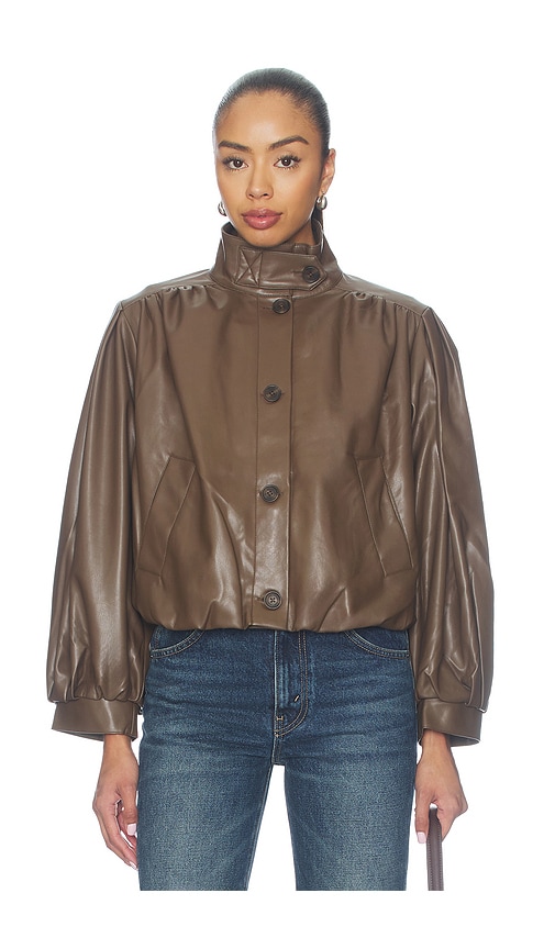 Steve Madden Deedee Jacket in Brown. - size L (also in M, S, XL, XS)