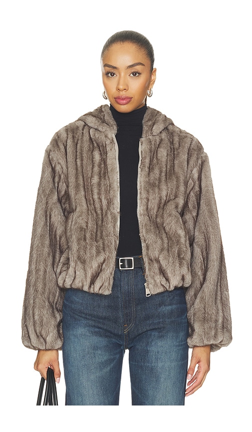 Steve Madden Carmilla Jacket in Grey. - size L (also in M, S, XL, XS)