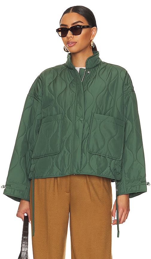 Steve Madden Stefani Jacket In Dark Green | ModeSens