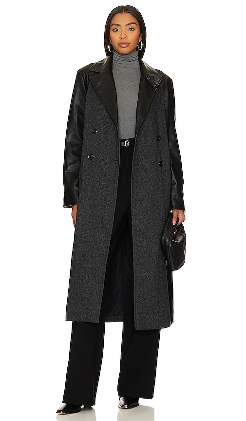 Steve Madden Femme Coat In Black
